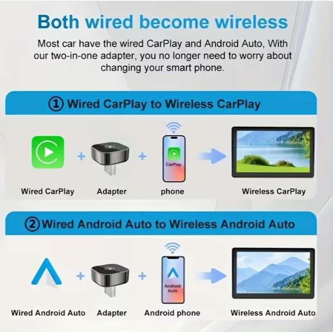 Adaptador Carplay Android Auto