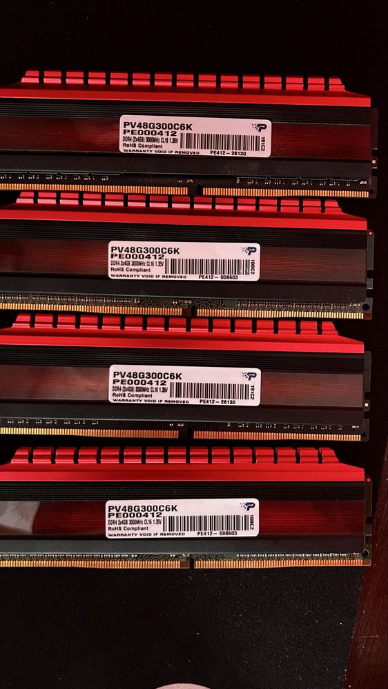 Ram Patriot DDR4 16 gb 3000 4 kosci po 4 gb