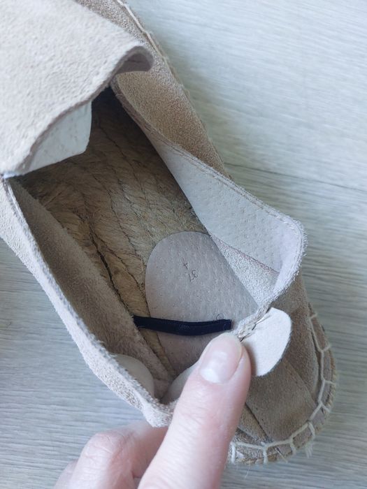 Skórzane espadryle Reserved