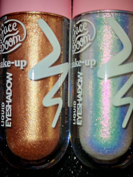 Zestaw kosmetyków Face Boom cień płynny cień w sztyfcie brokatowy