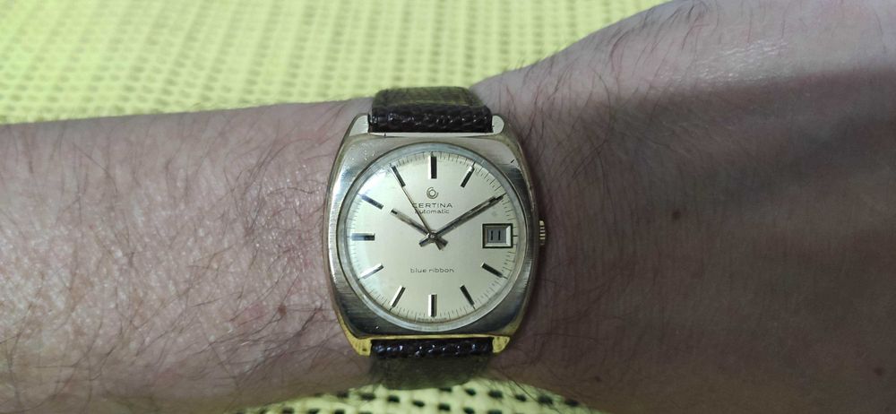 Relógio antigo CERTINA Blue Ribbon automático