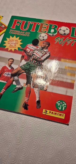 Caderneta de cromos futebol ano 96/97 Excelente