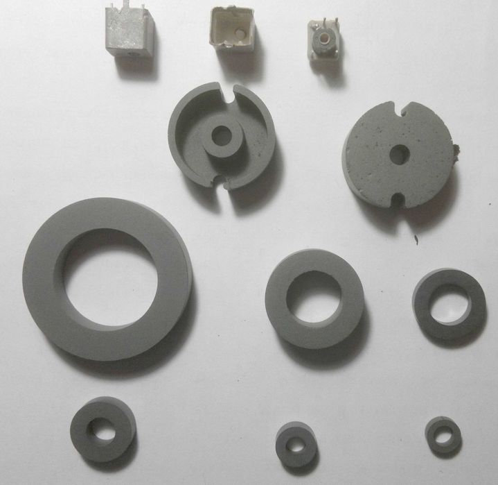 Радиокомпоненты: ферритовые сердечники, ВЧ разъемы