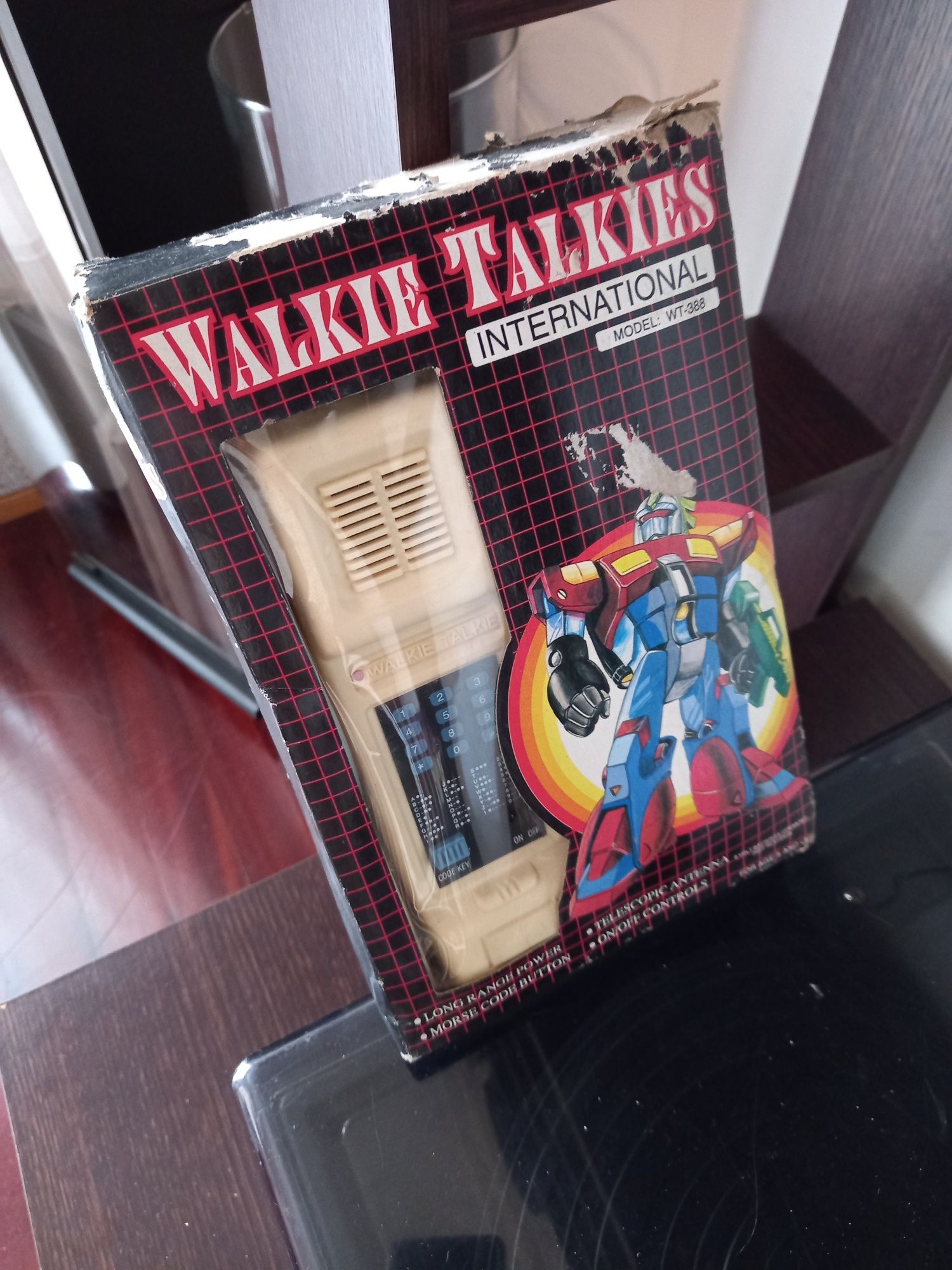 Walkie talkie na caixa original