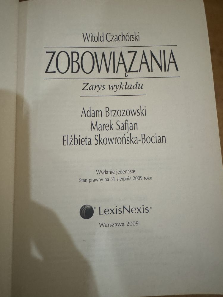 Zobowiązania Witold Czachórski