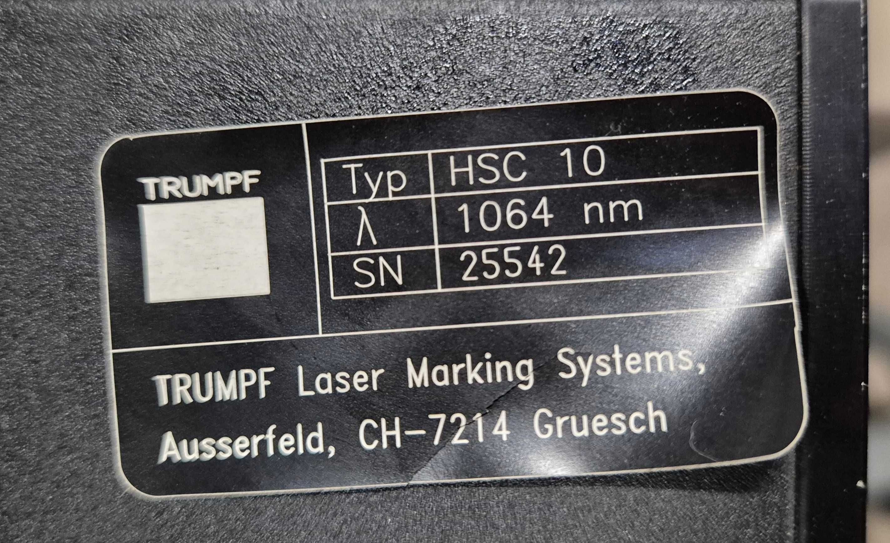 Kompaktowy laser Vectormark Trumpf VMc 1 Laser HSR 10