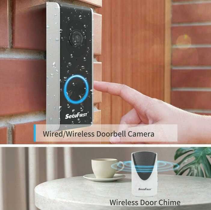 Dzwonek do drzwi SecuFirst DID701B Wi-Fi 1080P