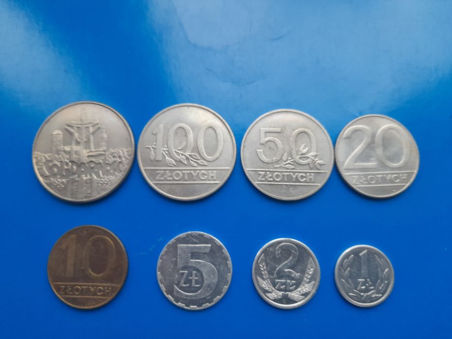 Monety obiegowe 1990 r.