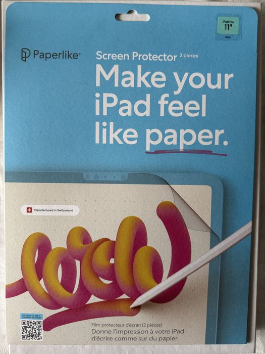 Apple iPad pro 11 cali M4, apple pencil, paperlike, etui