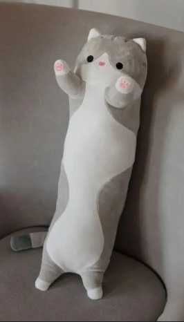 М'яка плюшева іграшка КІТ-БАТОН Гусак обіймусь Обнимусь Кот Игрушка