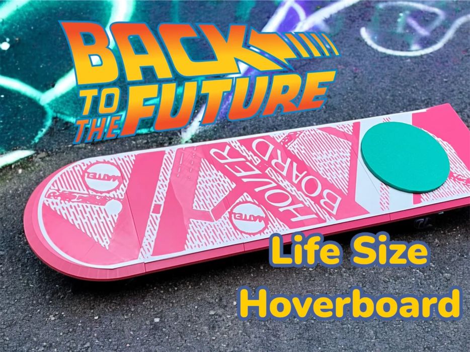 Hoverboard "De Volta Para o Futuro" em Tamanho Real