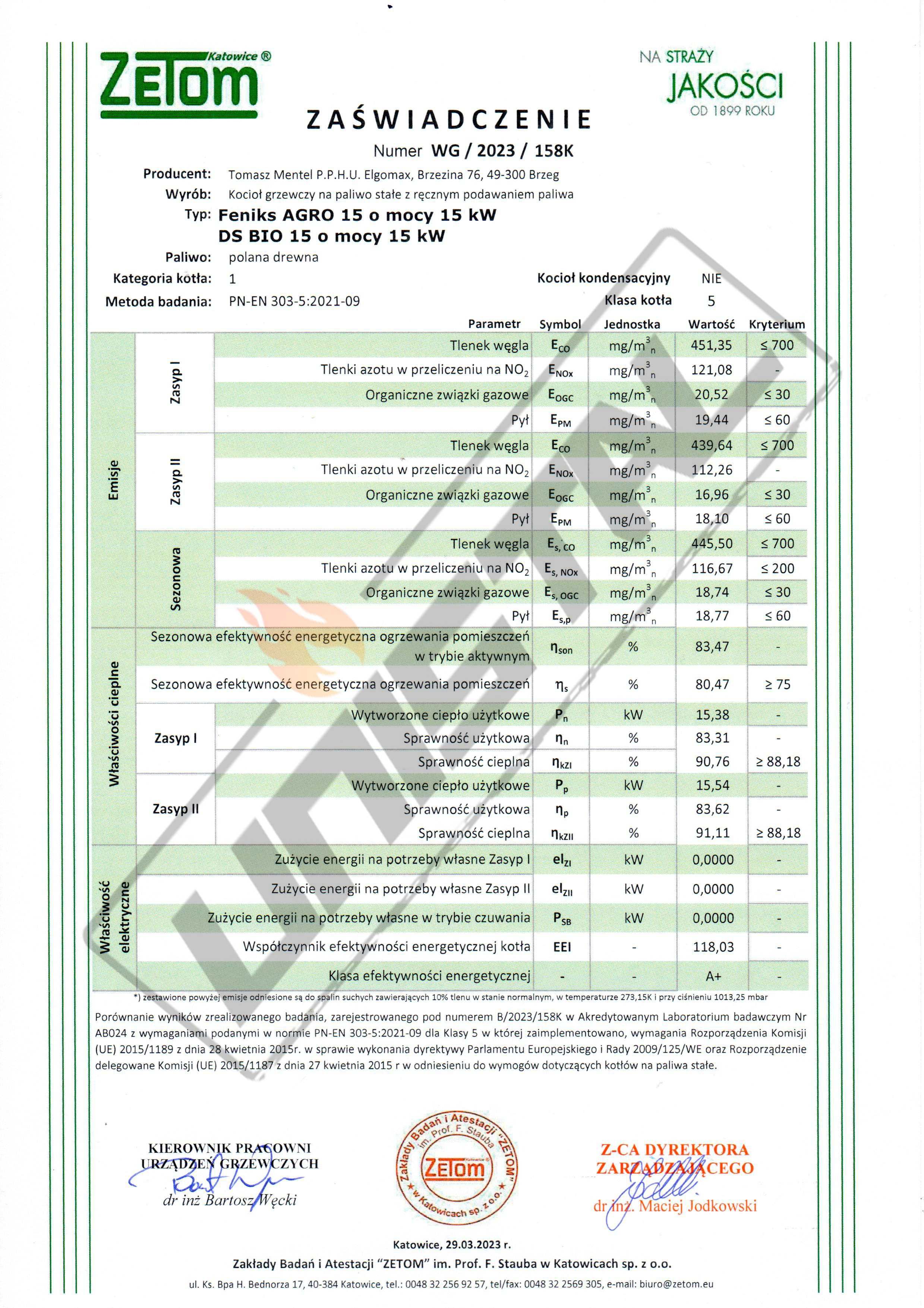 Kocioł zgazowujący drewno 15kW do 160m2 piec dotacja czyste powietrze