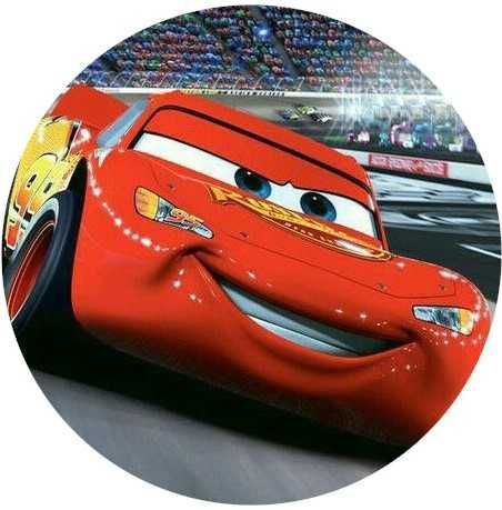 Opłatek na tort Auta Cars Zig Zag