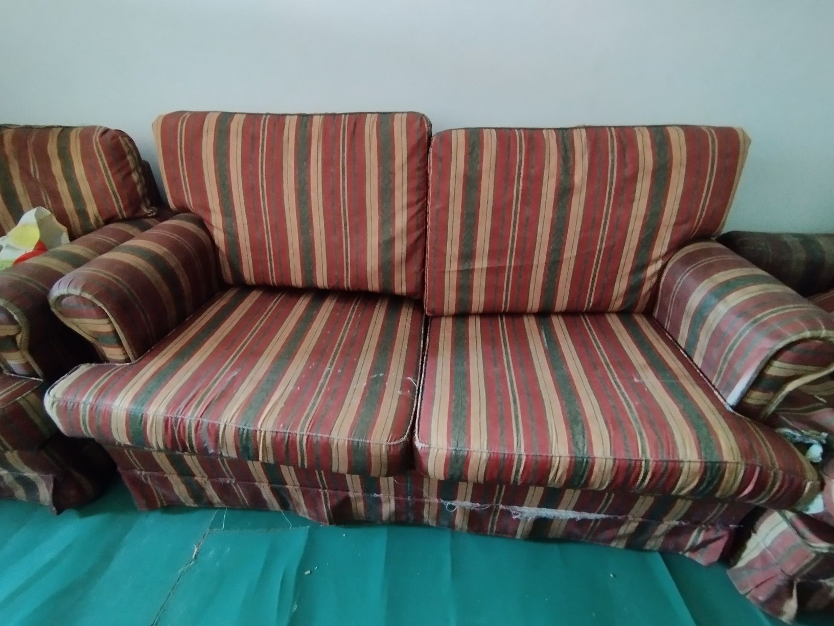 sofa individual+ sofa de tres lugares