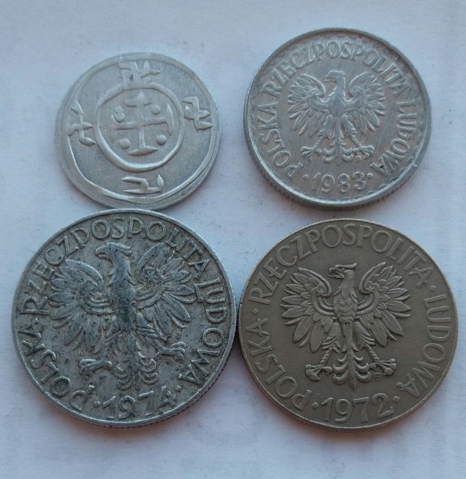 D M020 10 zł 1972 5 zł 1974 1 złoty 1983 i inne stara kopia