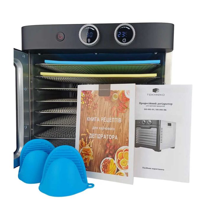 Дегідратор професійний Tekhniko DH-08S-BK (8 лотків)