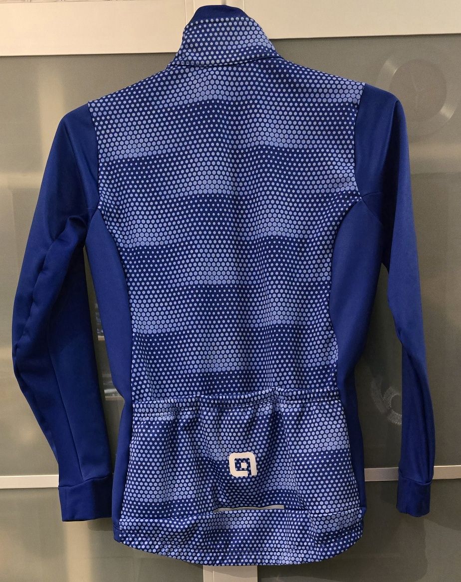 Damska zimowa kurtka rowerowa ALE Cycling solid sharp L niebieska