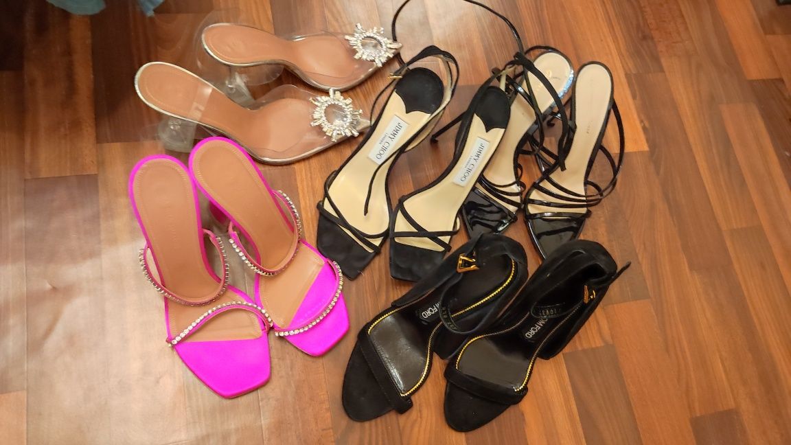 Босоніжки Jimmy Choo Джиммі Чу  натуральні замшеві оригінал