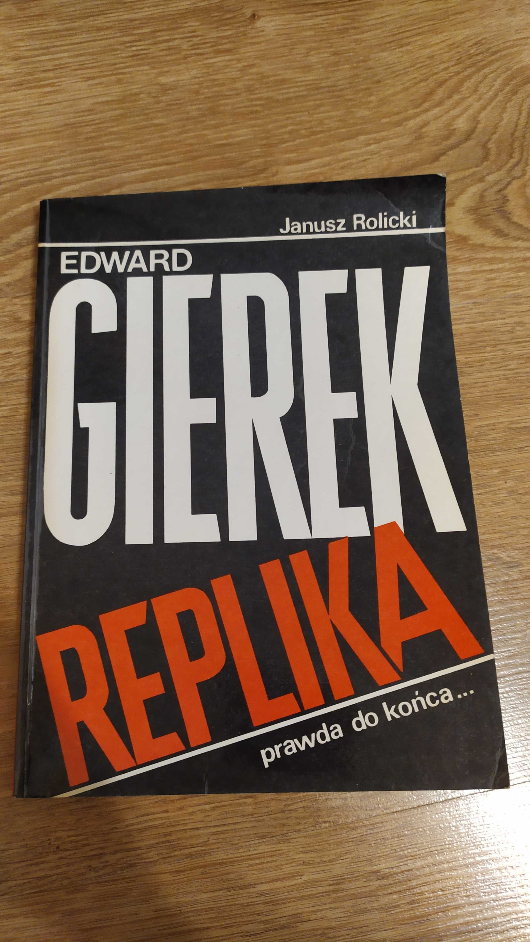 Gierek replika książka