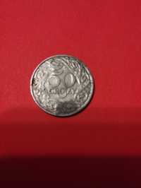 Moneta 50 gr 1923r zamiana za 2 grosze z PRL