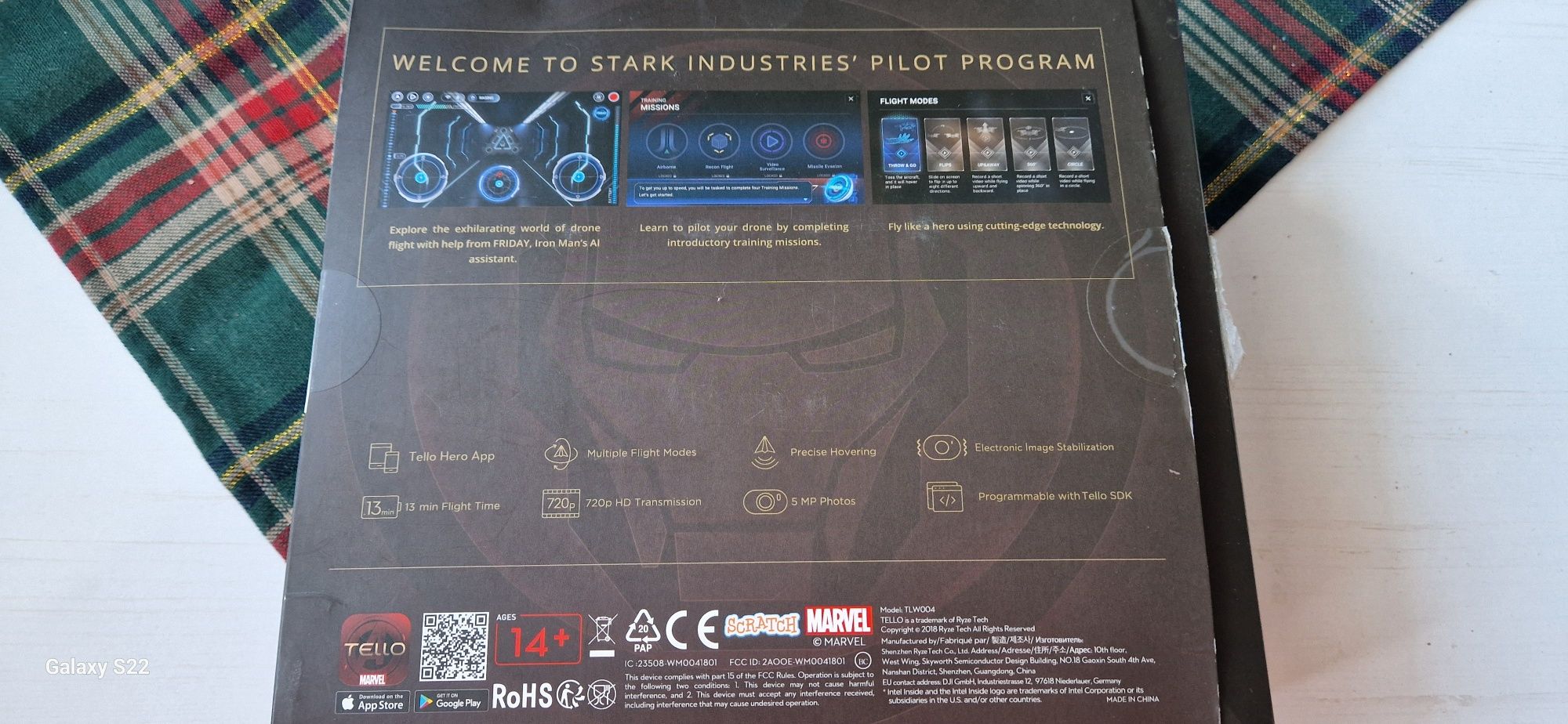Dron DJI Tello IronMan