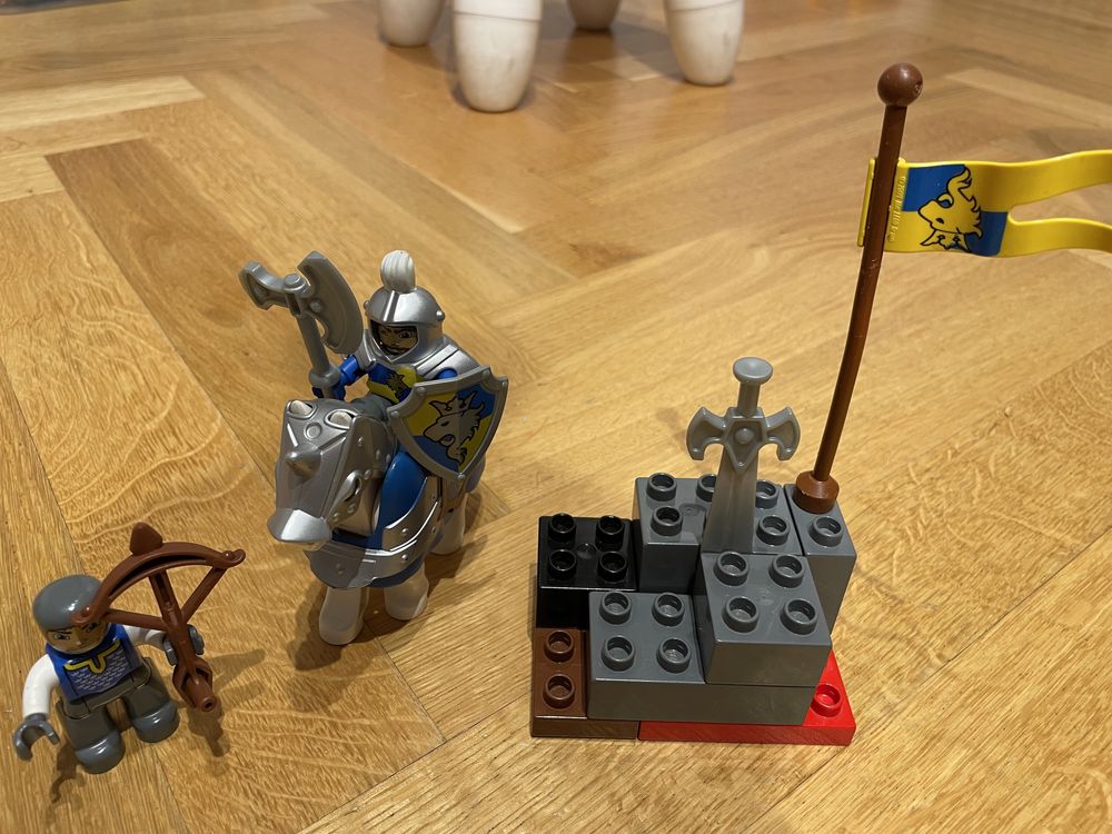 Lego Duplo 4775 Rycerz i jego giermek klocki zestaw