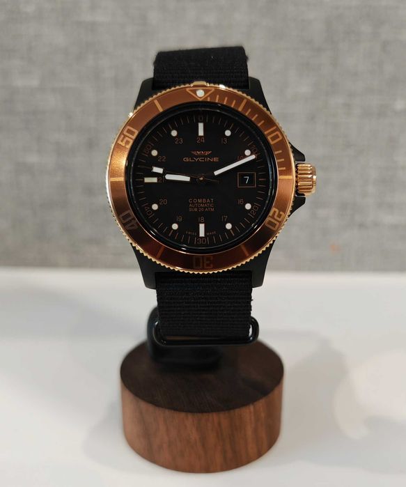 Чоловічий годинник Glycine GL0173 Combat Sab Automatic 42mm 200m