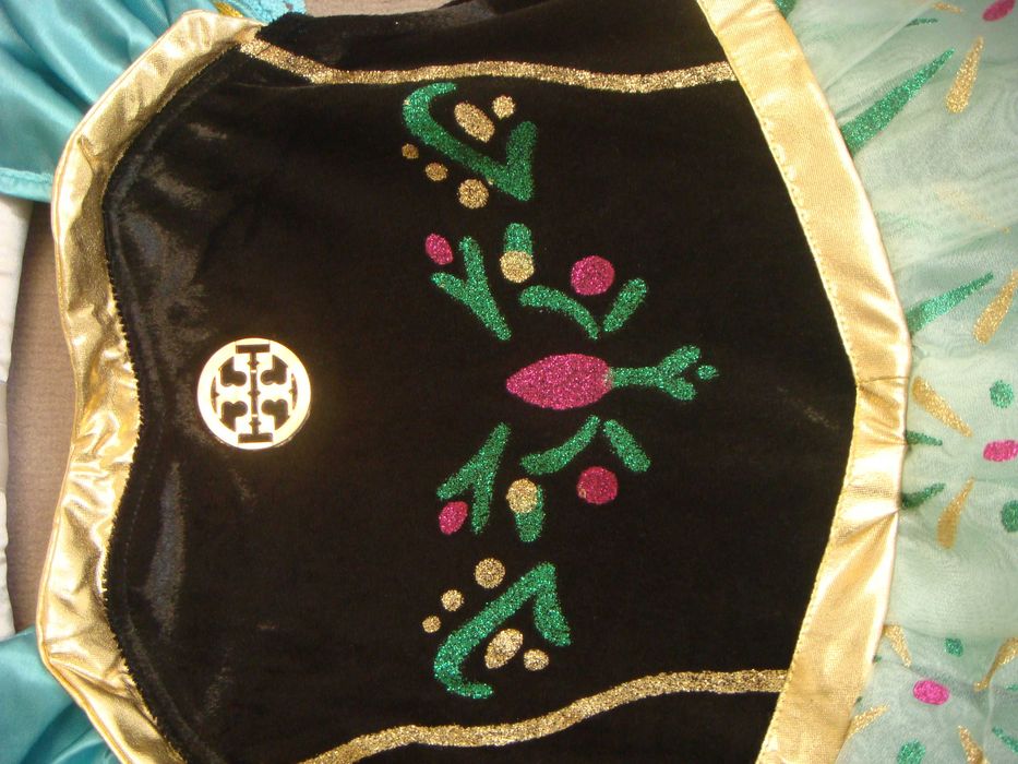 PIĘKNY strój przebranie księżniczka Anna kraina lodu frozen 116 / 122