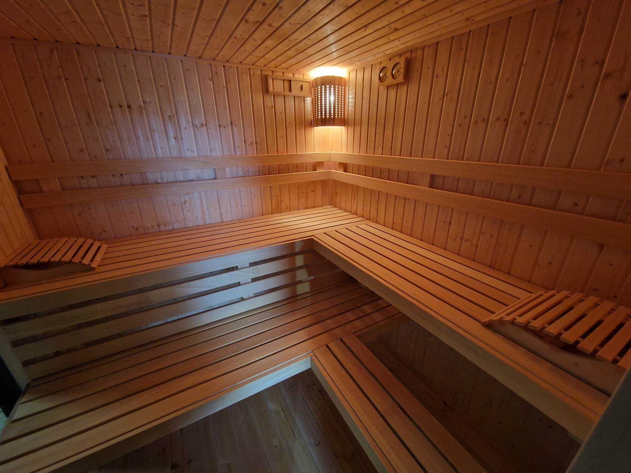 Sauna fińska, sucha, zewnętrzna, ogrodowa, beczka, SPA, model SCANDIC