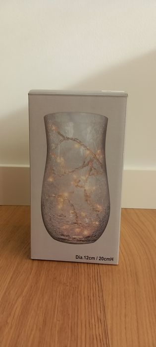 Jarra com luzes de Natal