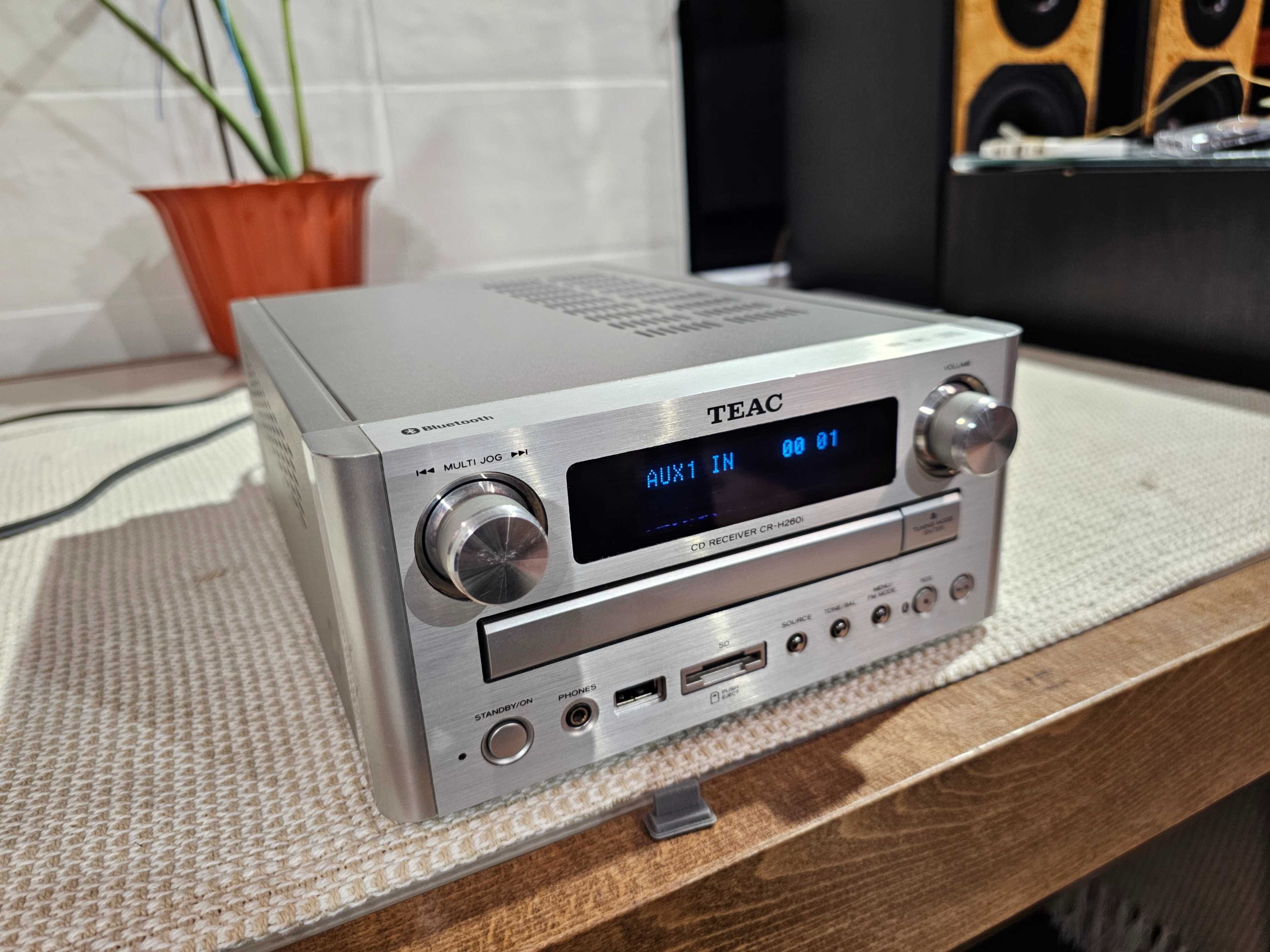 CD ресивер TEAC CR-H260i Bluetooth, CD, FM радіо, USB (Носій)