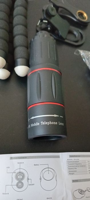 Универсальный комплект объективов Phorse 15 в 1 для телефоной камеры