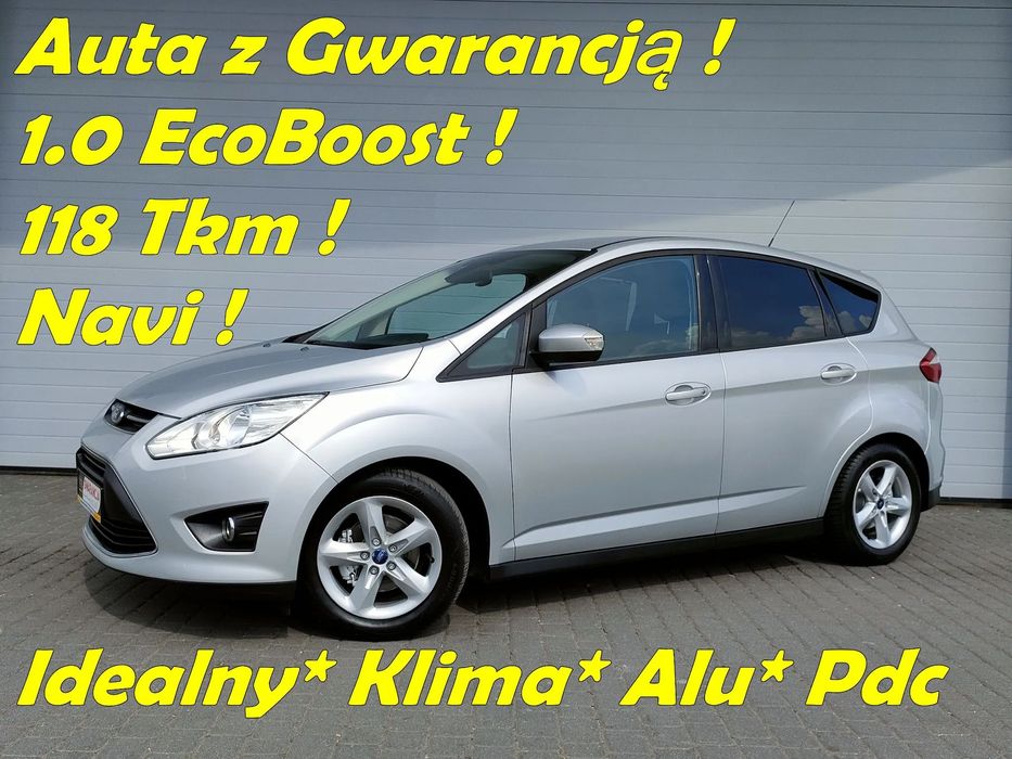 Ford C-MAX 1.0 Ecobosst 100Km*118Tkm*Navi*Alu*Pdc*Klima*Tempomat*Gwarancja