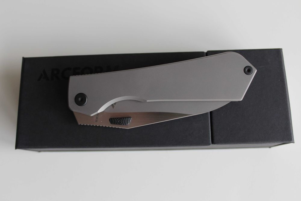Ніж складний, нож, Arcform Theory M390, Титан, упаковка, новый