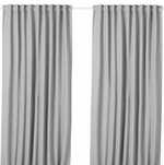 Nowe IKEA VILBORG Zasłony Zaciemniające 145x300 Szary Para Komplet