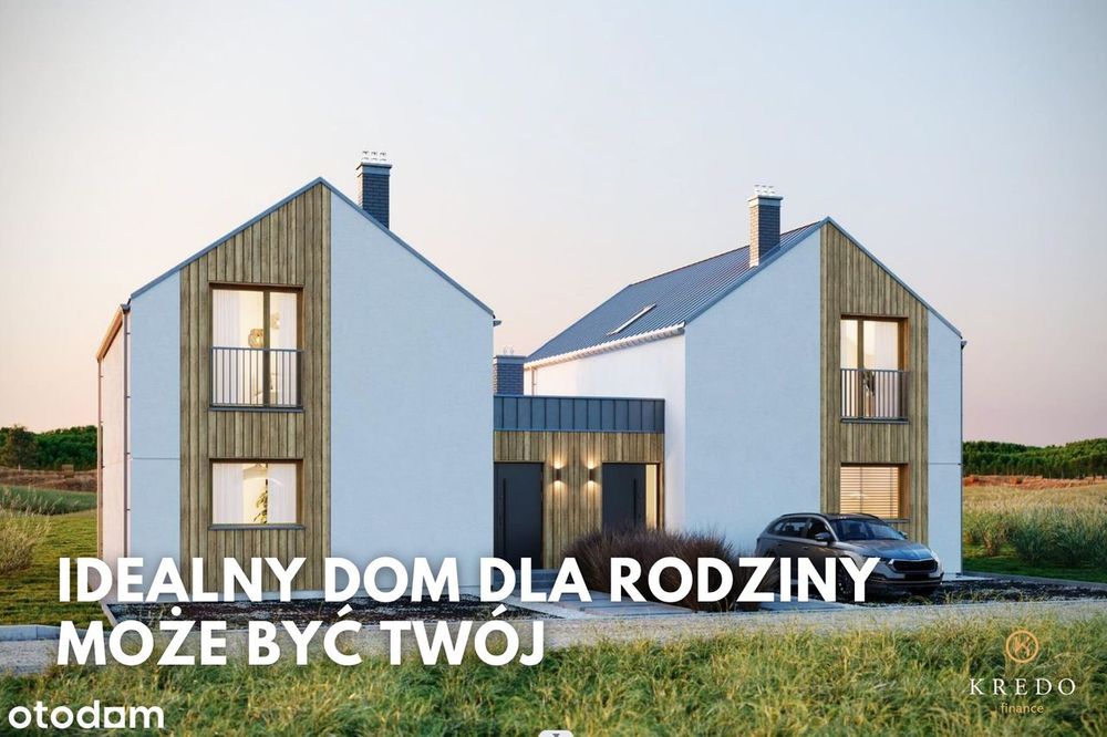 Nowoczesny dom - lokal mieszkalny z ogrodem | 110,63 m² | Kołdowo