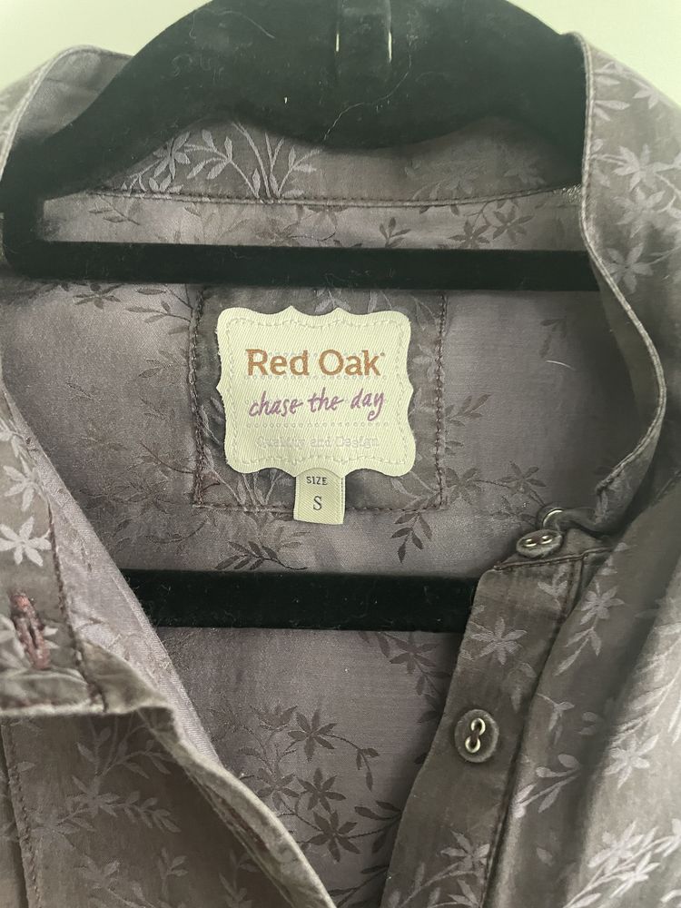 Camisa roxa da Red Oak tamanho S