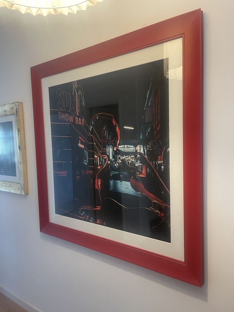 Foto artística emoldurada – Reeperbahn, Hamburgo