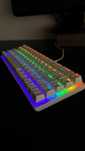 Клавиатура БЕЛАЯ skylion k68 RGB механическая!!!