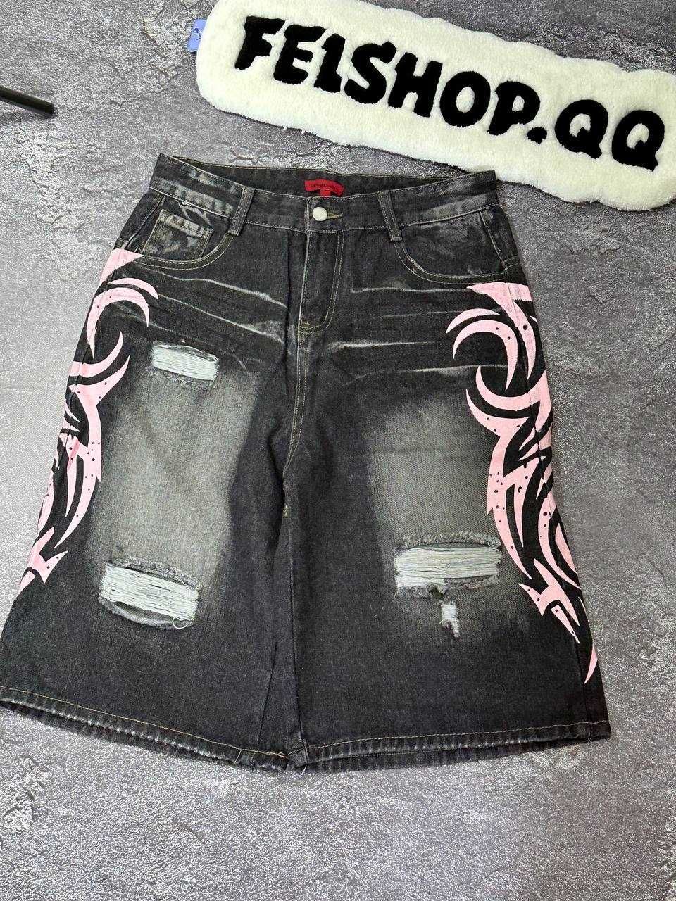 Шорти Jaded London Pink Blade Jorts Colossus, шорти джейдед лондон