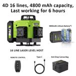 Лазерный нивелир 4D 16 линий LFine лазерный уровень