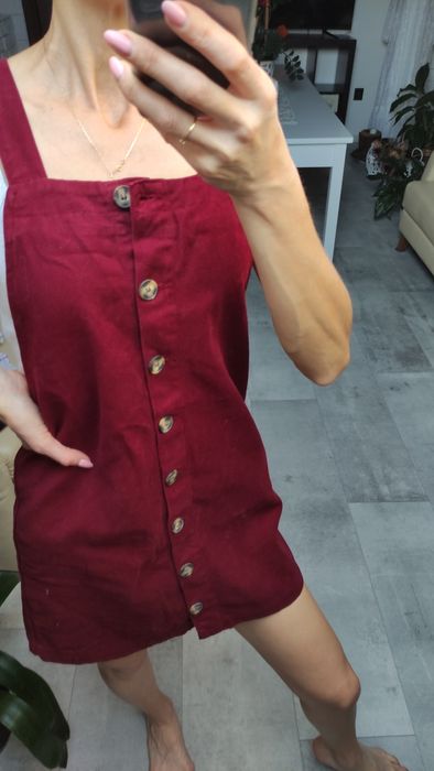 Sukienka na szelkach rozm S