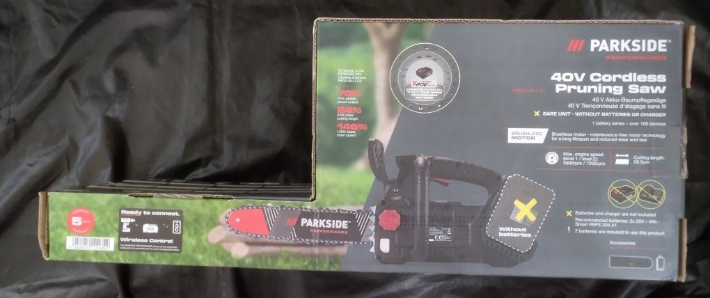 Motoserra de poda a bateria Parkside Performance 40V
