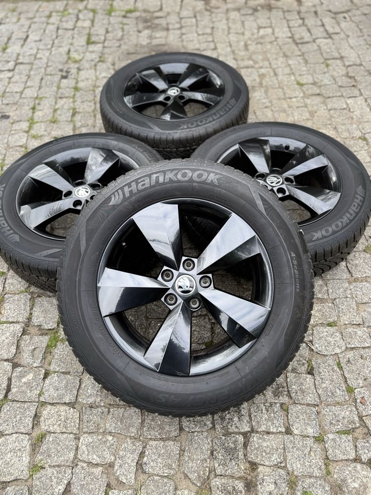 Alufelgi skoda 5 x 112 R17 Kodiaq Superb Octavia Karoq JAK NOWE czarne