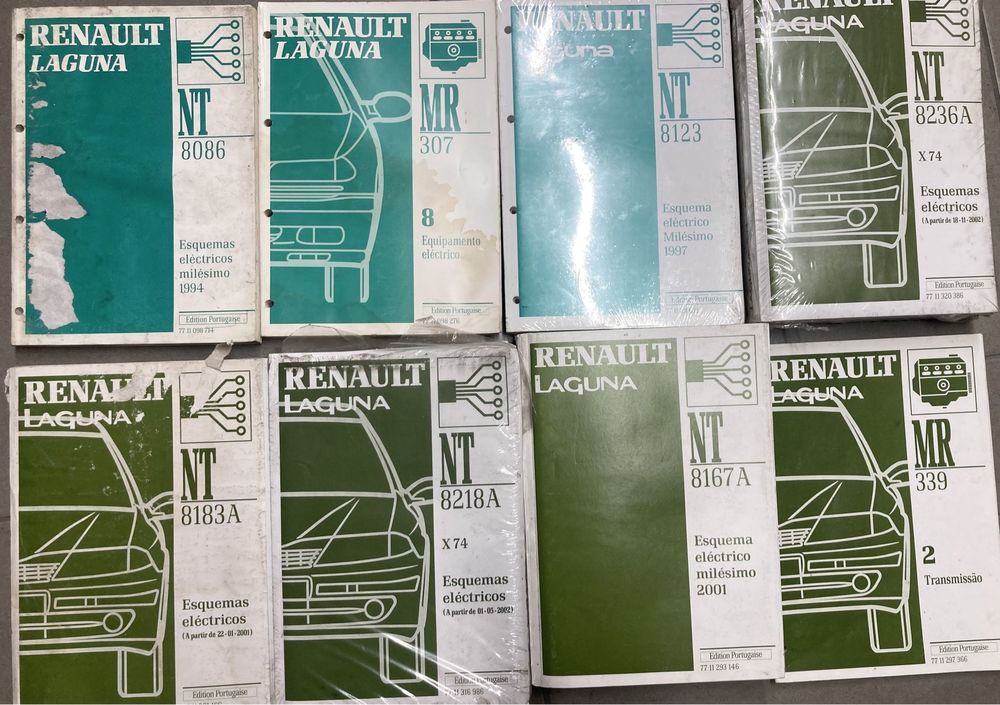 Livros tecnicos de oficina Renault