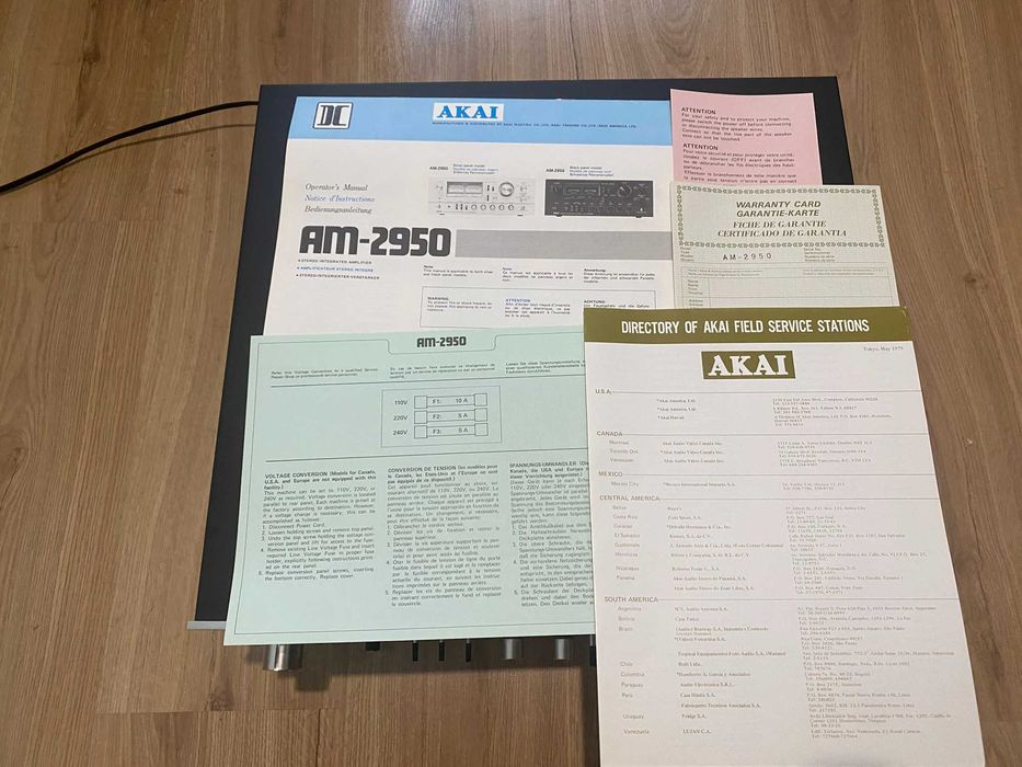 Підсилювач AKAI AM-2950 + Акустична система JVC SK-55