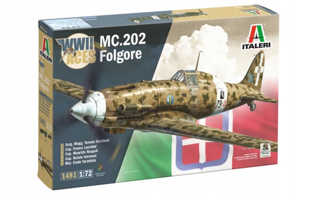 Samolot Macchi MC.202 Folgore model ITALERI 1481