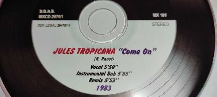 Jules Tropicana - Come On (Maxi-Singiel CD) PROMOCJA