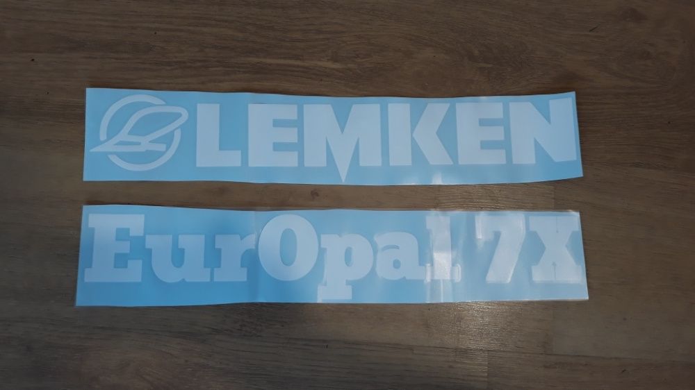 Pług Lemken opal 7x naklejki