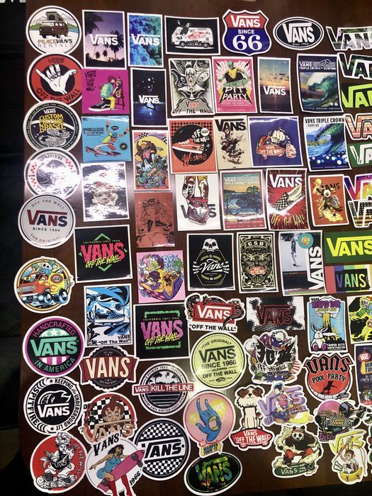 Pack 100 Stickers Vans